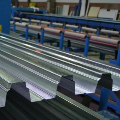 Профнастил оцинкованный 600х44х0,75 мм H75-750 ГОСТ 24045-94 купить в Караганде