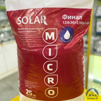 Удобрение SOLAR Финал 12:6:36+2,5MgO+МЭ купить в Караганде
