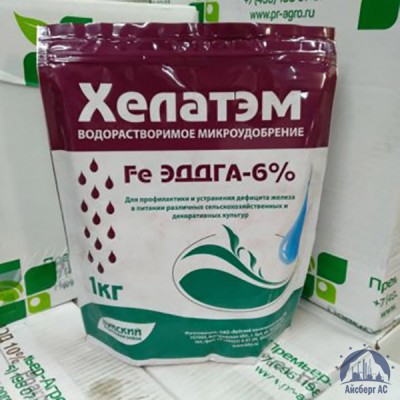 Удобрение ХЕЛАТЭМ Fe 6 Fe EDDHA (ЭДДГА) 6 % купить в Караганде