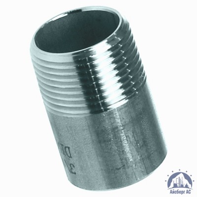 Ниппель стальной оцинкованный Ду 15 1/2'' ГОСТ 8965-75 купить в Караганде