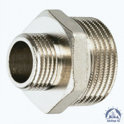 Ниппель переходной нержавеющий DN 15х8 1/2"-1/4" 21,3х13,5 мм AISI 316 двойной НР-НР купить в Караганде