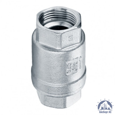 Клапан обратный муфтовый нержавеющий DN 32 42,4 мм 1 1/4" AISI 304 купить в Караганде