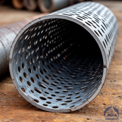 Труба перфорированная стальная купить в Караганде