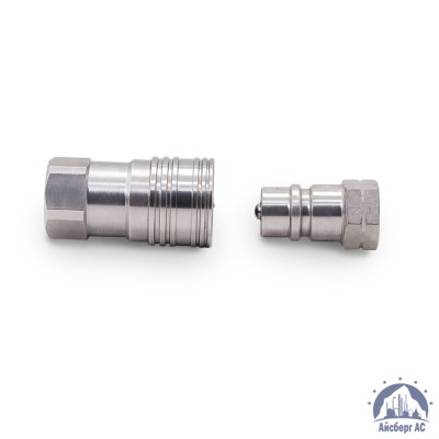 БРС для РВД Flat Face G 1/2" ниппель (LSQ-FF-04PF-G1/2 DN12.5) купить в Караганде