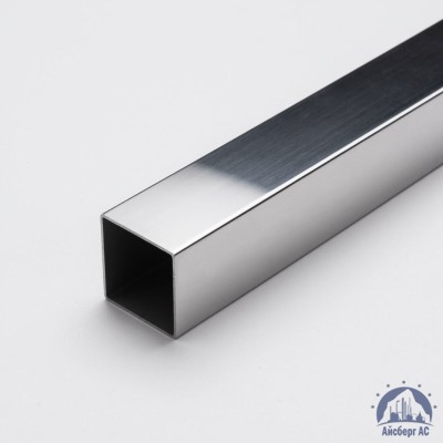 Труба нержавеющая квадратная 40х40х1,5 мм зеркальная AISI 304 DIN 2395 купить в Караганде