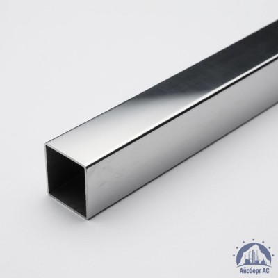 Труба нержавеющая квадратная 30х30х1,5 мм зеркальная AISI 304 DIN 2395 купить в Караганде