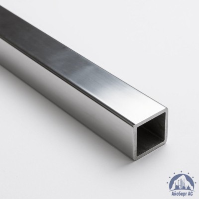 Труба нержавеющая квадратная 25х25х2 мм шлифованная AISI 304 DIN 2395 купить в Караганде
