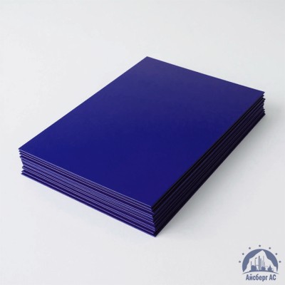 Лист с полимерным покрытием 2х1250х2500 мм RAL 5002 купить в Караганде