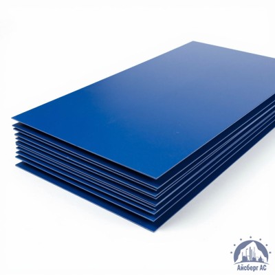 Лист с полимерным покрытием 2х1250х2500 мм RAL 5005 купить в Караганде