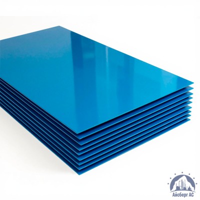 Лист с полимерным покрытием 2х1250х2500 мм RAL 5012 купить в Караганде