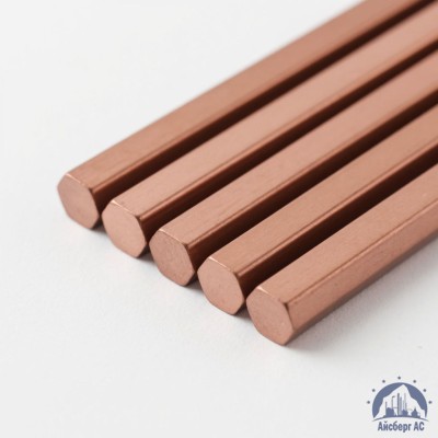 Шестигранник медный 10 мм М2 ГОСТ 1535-2016 купить в Караганде