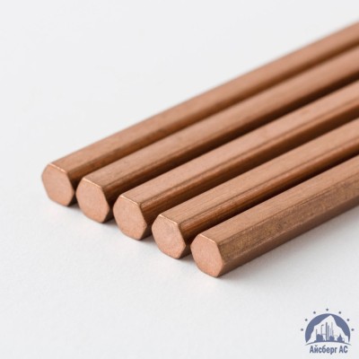 Шестигранник медный 10 мм М3 ГОСТ 1535-2016 купить в Караганде