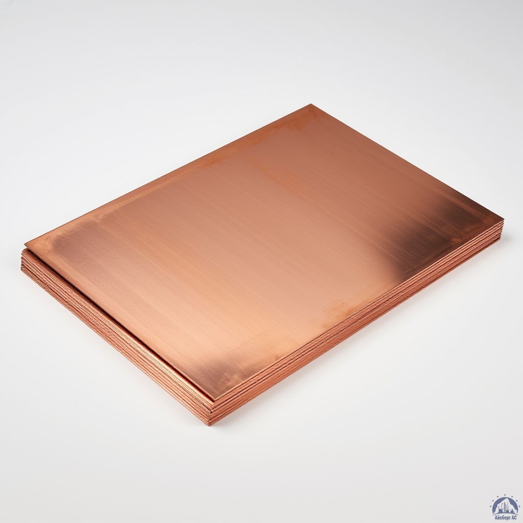 Плита медная 97х600х1500 мм ГПРХХ М2 ГОСТ 1173-2006