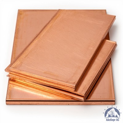 Плита медная 97х600х1500 мм ГПРХХ М1ф ГОСТ 1173-2006 купить в Караганде