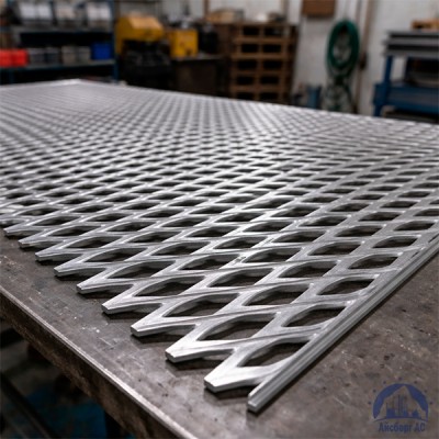 Алюминиевая декоративная просечно-вытяжная сетка 10х46.20х8 мм купить в Караганде