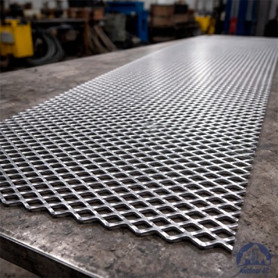 Алюминиевая декоративная просечно-вытяжная сетка 6.50х25х5 мм купить в Караганде