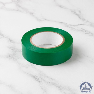 Лента изоляционная ПВХ (Полимерпак) 20 мм зеленая купить в Караганде